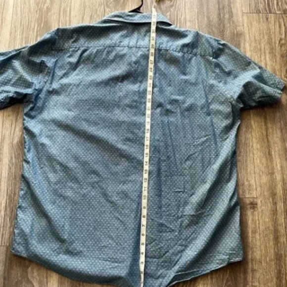 Zachary Prell Blue and White Floral Button Down - Size 2X - Picture 4 of 4